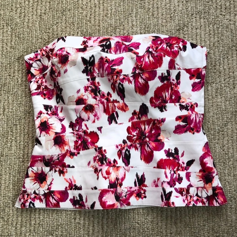 White House Black Market strapless top